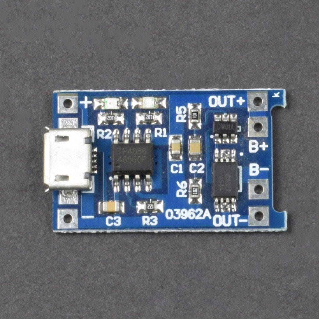 TP4056 1A Li-Ion Battery Charger & Protection Module